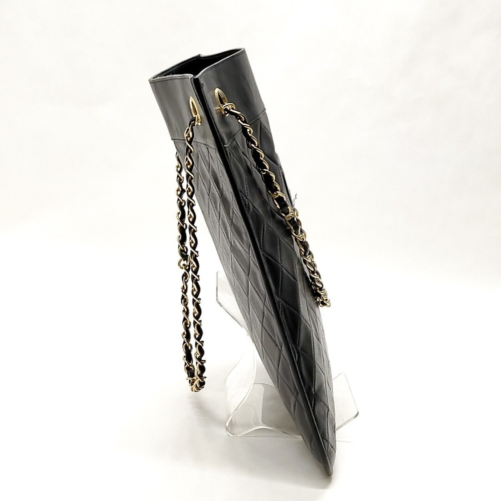 Chanel Black Lamb Skin Hand Bag - Picture 3 of 9